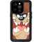 Looney Tunes Tasmanian Devil Up Close iPhone 15 Pro Waterproof Case